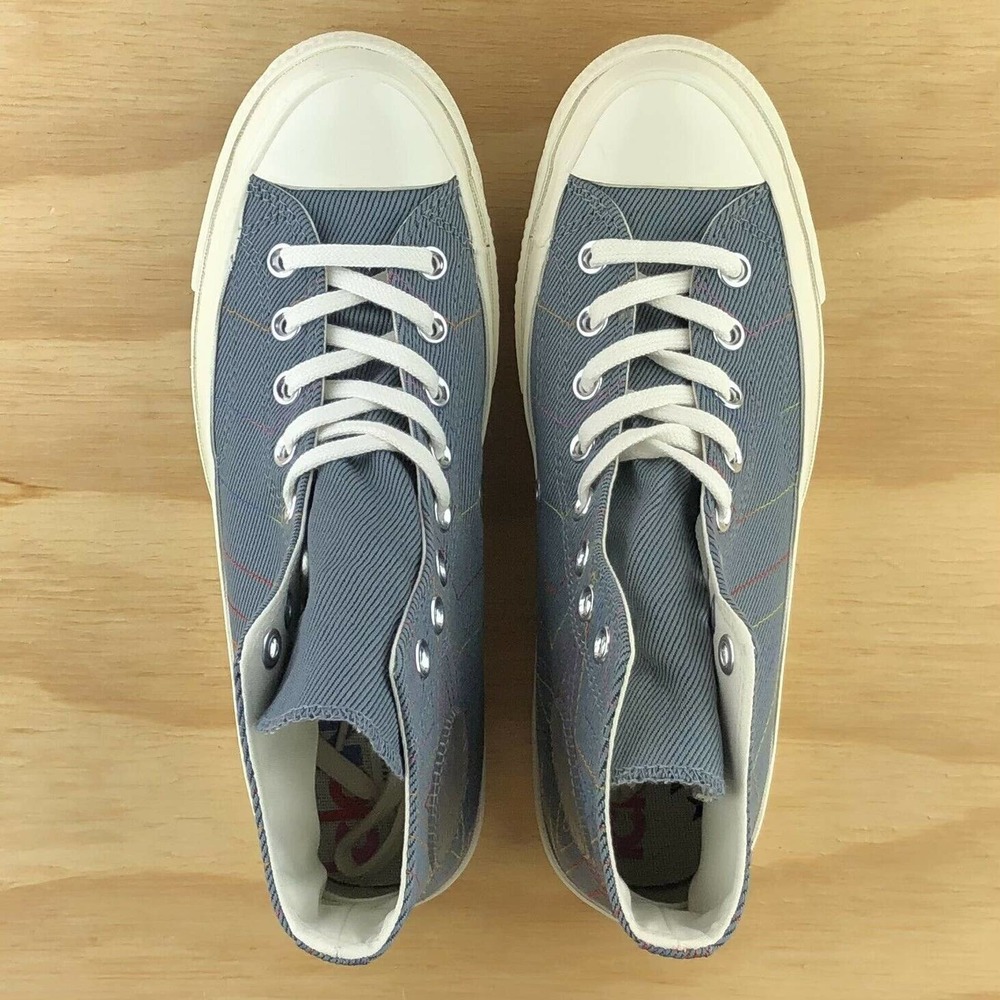 Converse Chuck Taylor 70 High Top Blue Sneakers Sz - Picture 6 of 9